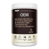 Intestinal health protein powder, grass fed whey meal replacement milkshake contains prebiotics, probiotics, and organic superfoods, is ketone friendly, and gluten free.
