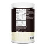 Intestinal health protein powder, grass fed whey meal replacement milkshake contains prebiotics, probiotics, and organic superfoods, is ketone friendly, and gluten free.