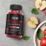 Cross border foreign trade apple cider vinegar gummies OEM OEM processing Apple cider gummies fruit gummies customization
